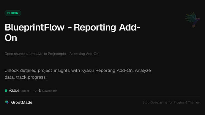 BlueprintFlow - Reporting Add-On