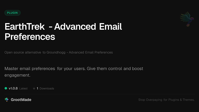 EarthTrek - Advanced Email Preferences