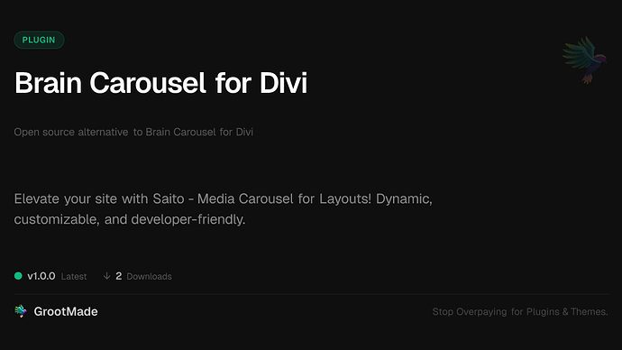 Brain Carousel for Divi