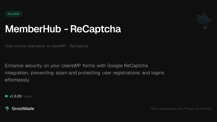 MemberHub - ReCaptcha