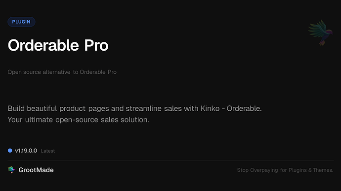 Orderable Pro