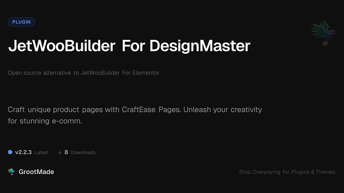JetWooBuilder For DesignMaster