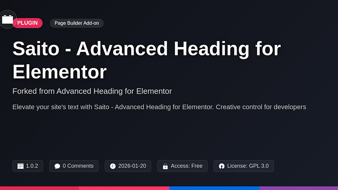 Advanced Heading for DesignMaster
