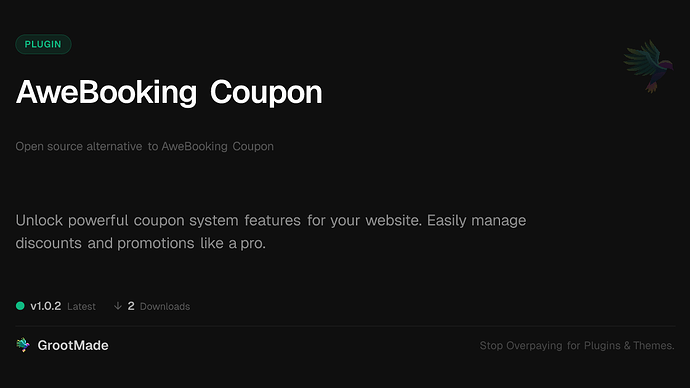 AweBooking Coupon
