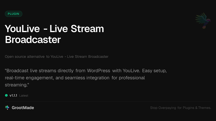 YouLive - Live Stream Broadcaster