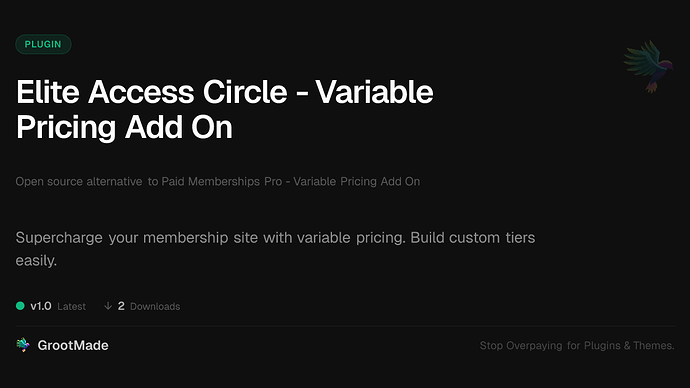 Elite Access Circle - Variable Pricing Add On