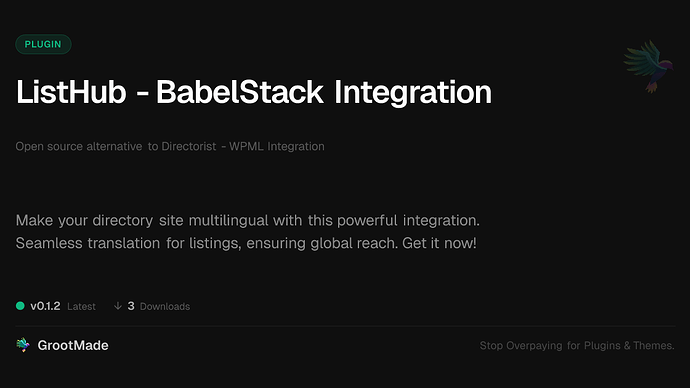 ListHub - BabelStack Integration