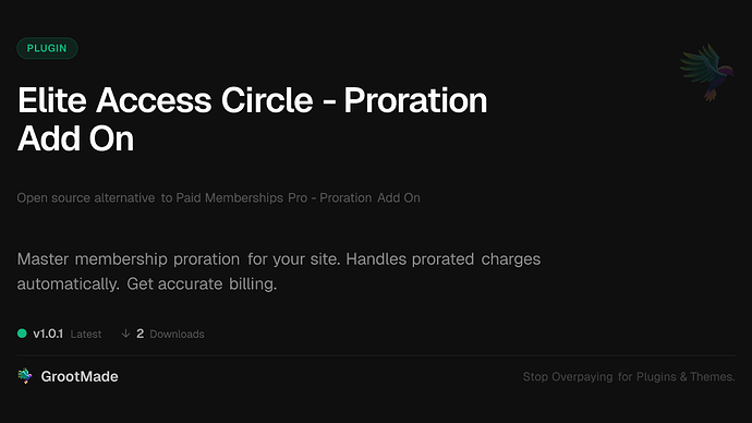 Elite Access Circle - Proration Add On