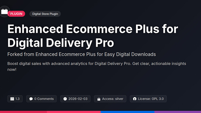 Enhanced Ecommerce Plus for Awesome Downloads