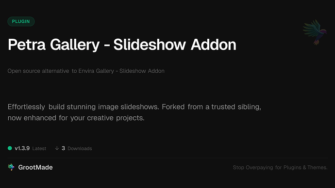 Petra Gallery - Slideshow Addon