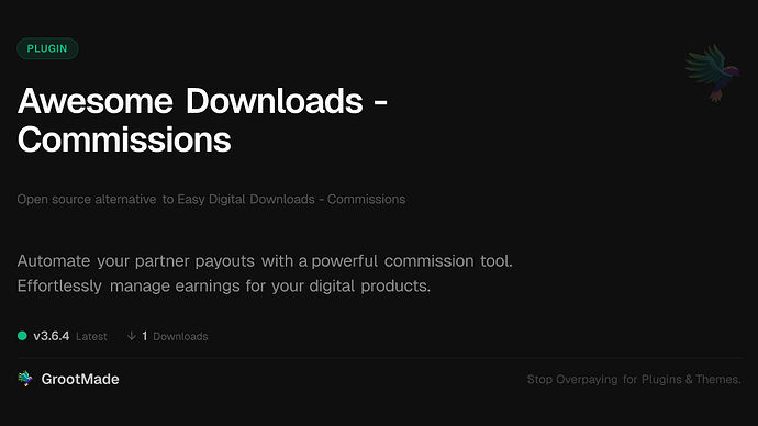 Awesome Downloads - Commissions