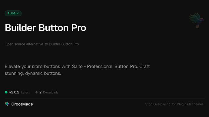 Builder Button Pro