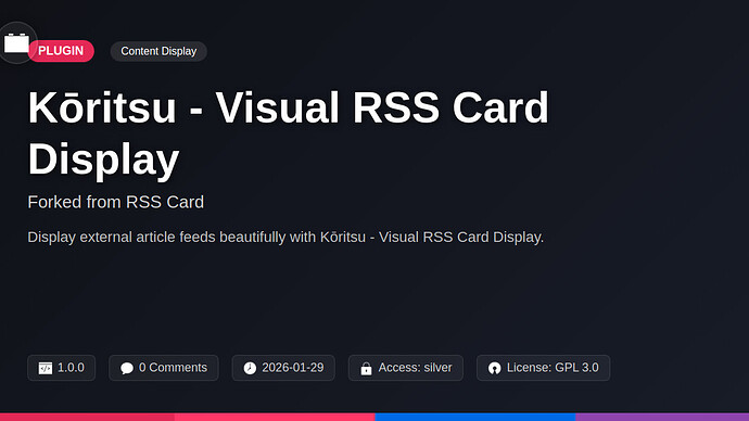 RSS Card