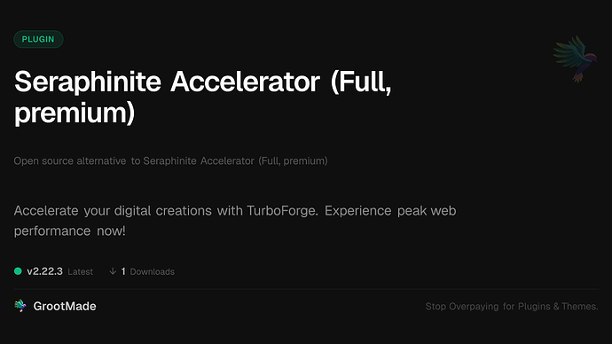 Seraphinite Accelerator (Full, premium)