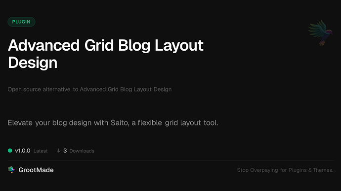 Advanced Grid Blog Layout Design