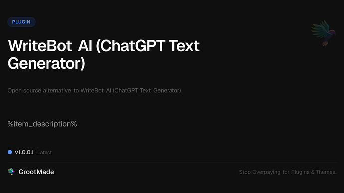 WriteBot AI (ChatGPT Text Generator)