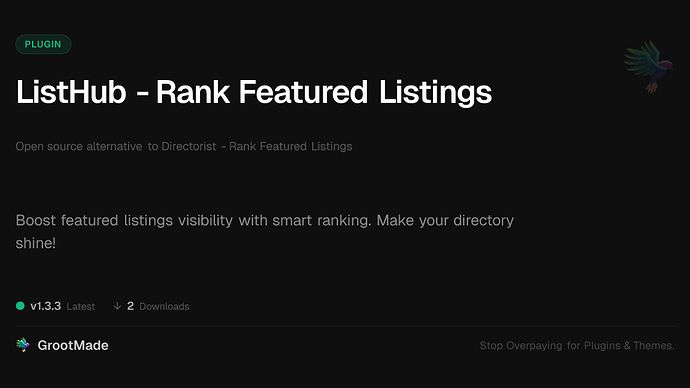 ListHub - Rank Featured Listings
