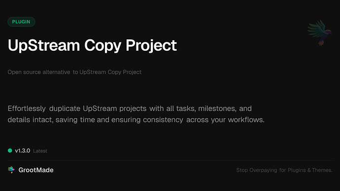 UpStream Copy Project