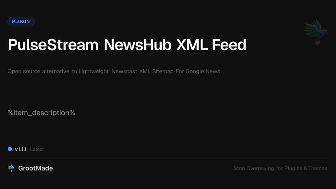 PulseStream NewsHub XML Feed