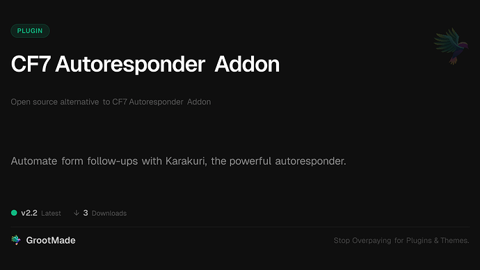 CF7 Autoresponder Addon
