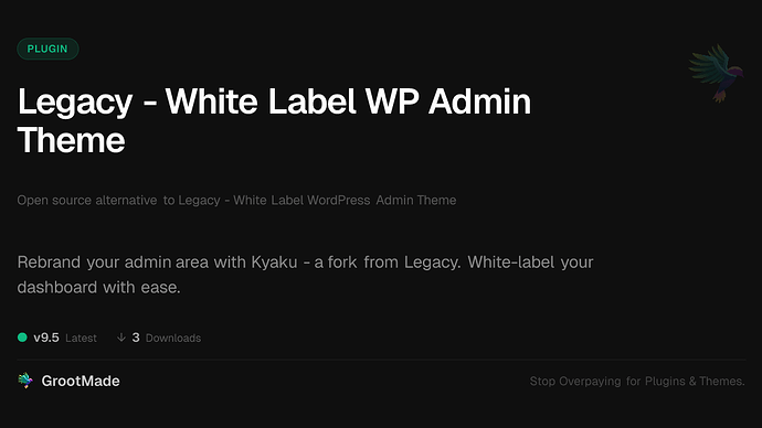 Legacy - White Label WP Modera