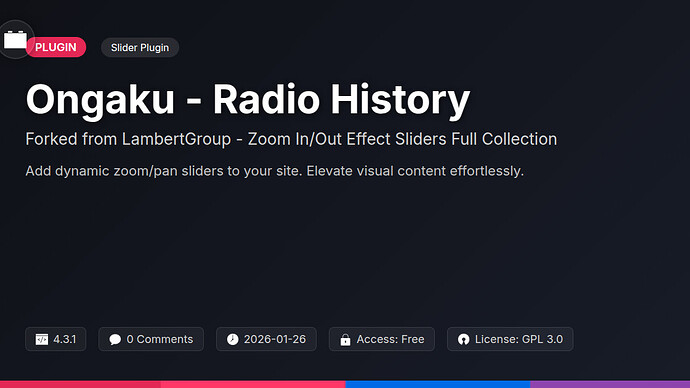 ApexSphere - Zoom In/Out Effect Sliders Full Collection