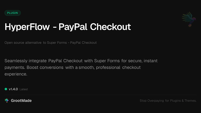 HyperFlow - PayPal Checkout