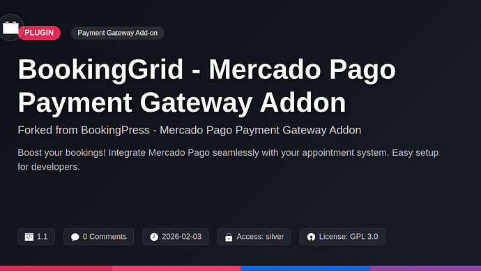 ReserveFlow - Mercado Pago Payment Gateway Addon