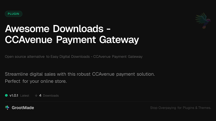 Awesome Downloads - CCAvenue Payment Gateway