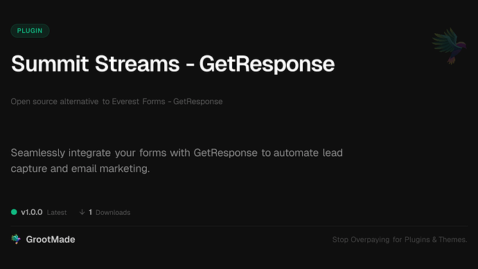 Summit Streams - GetResponse