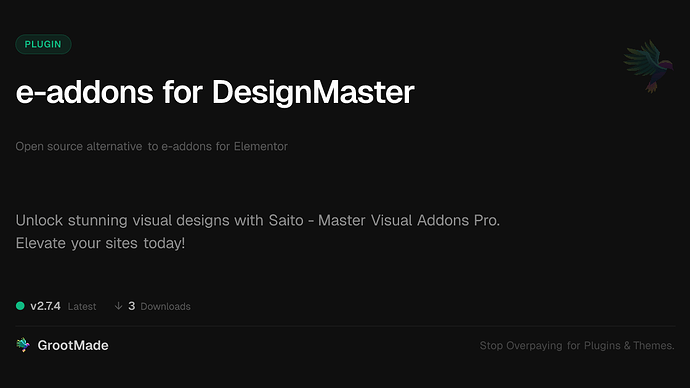 e-addons for DesignMaster