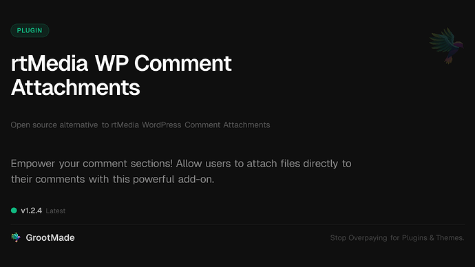 rtMedia WP Comment Attachments