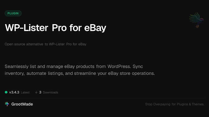 WP-Lister Pro for eBay