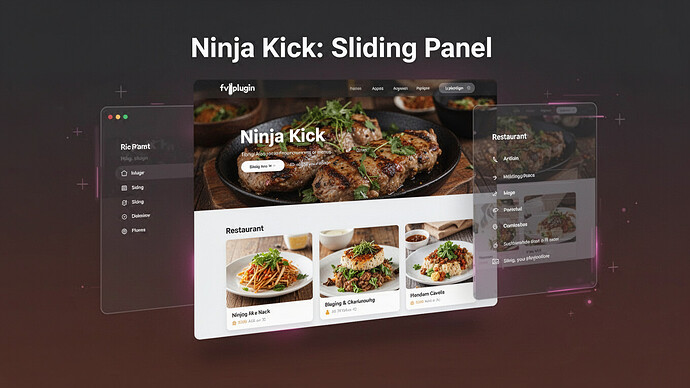 Ninja Kick: Sliding Panel