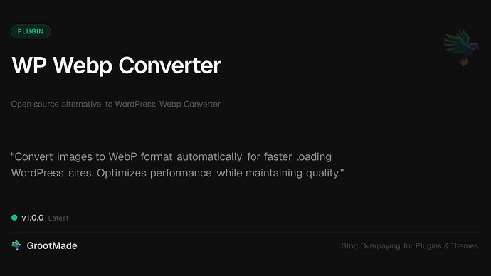 WP Webp Converter