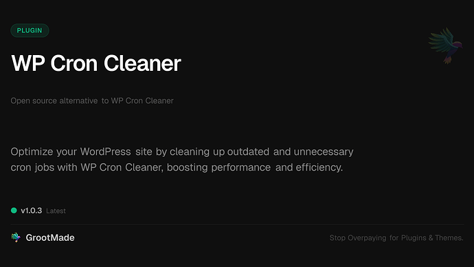 WP Cron Cleaner