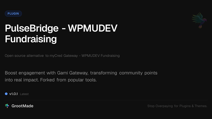PulseBridge - WPMUDEV Fundraising
