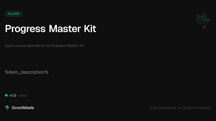 Progress Master Kit