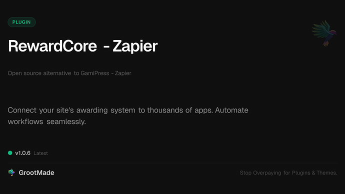 RewardCore - Zapier