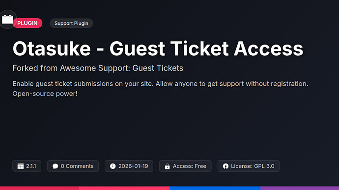 Awesome Support: Guest Tickets