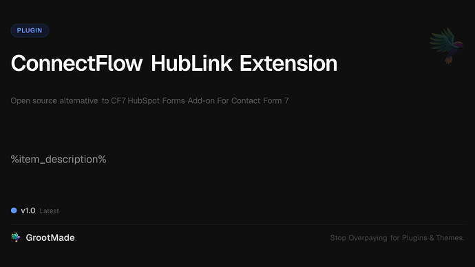 ConnectFlow HubLink Extension