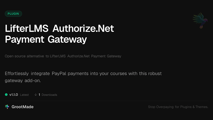 LifterLMS Authorize.Net Payment Gateway