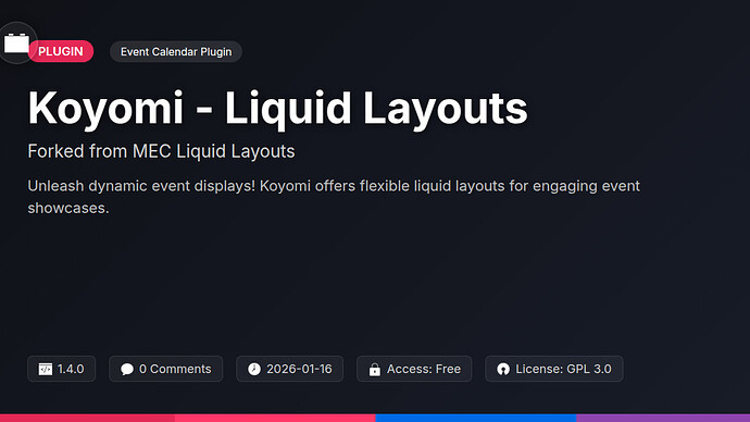 MEC Liquid Layouts