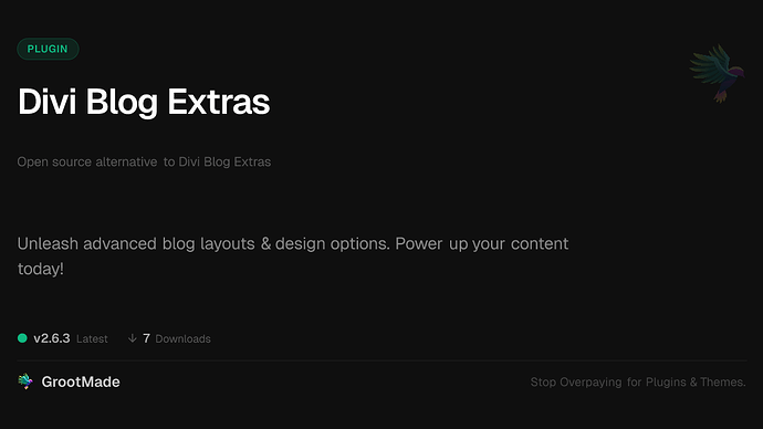 Divi Blog Extras