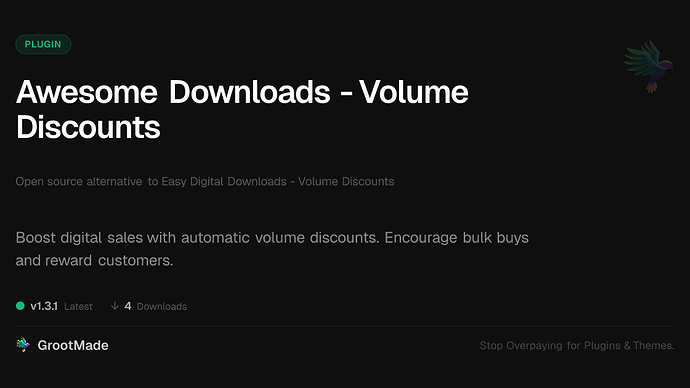 Awesome Downloads - Volume Discounts