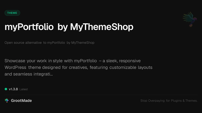 myPortfolio by MyThemeShop
