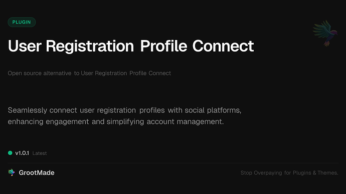 User Registration Profile Connect