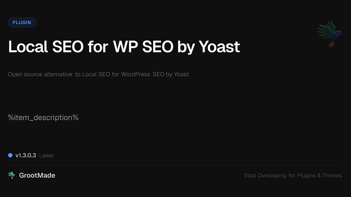 Local SEO for WP SEO by Yoast