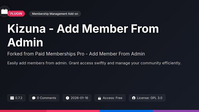 Elite Access Circle - Add Member From Admin