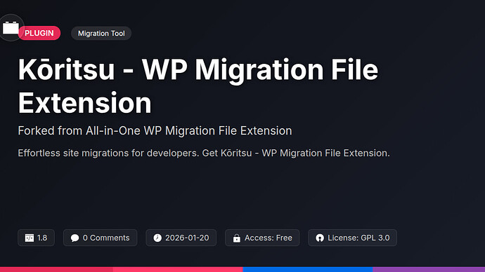 All-in-One WP Migration File Extension